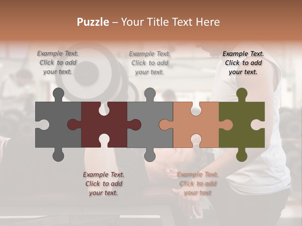 Biceps Working Powerful PowerPoint Template