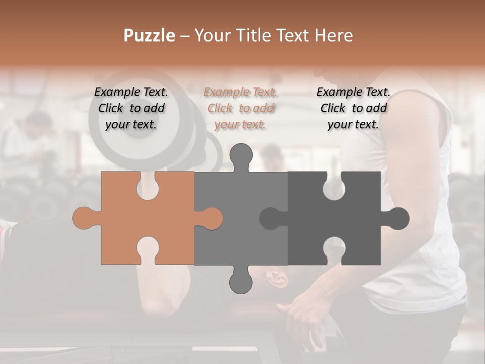 Biceps Working Powerful PowerPoint Template