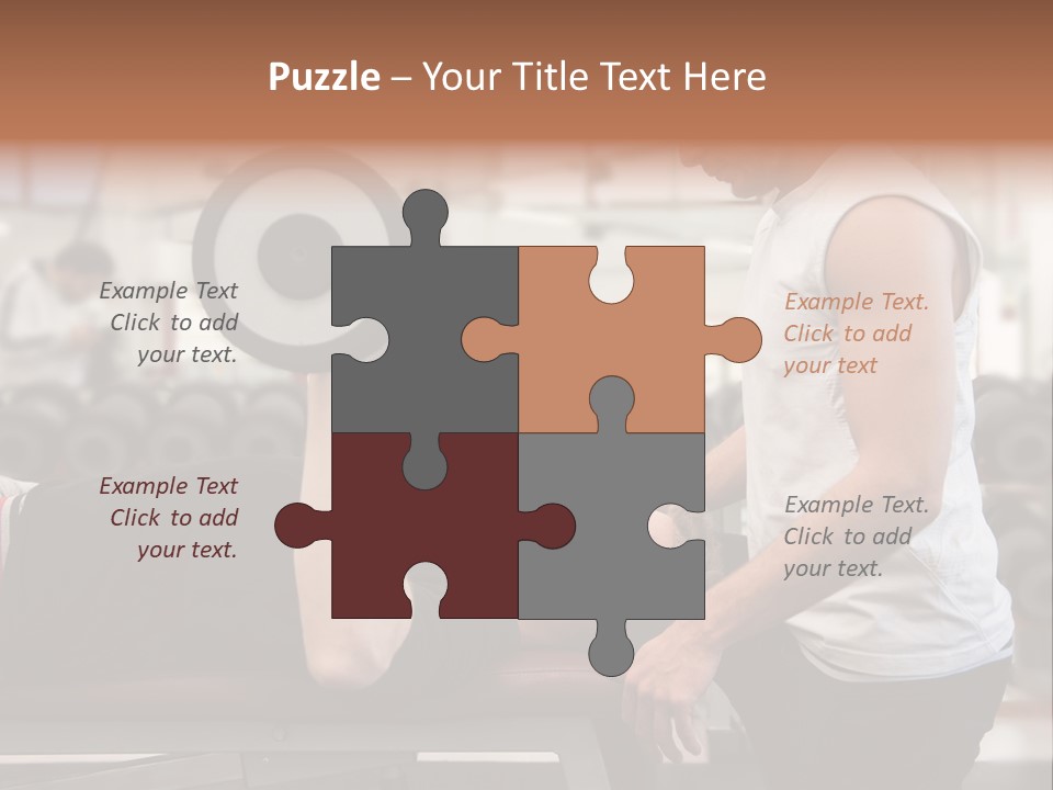 Biceps Working Powerful PowerPoint Template