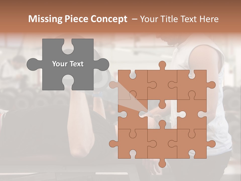 Biceps Working Powerful PowerPoint Template