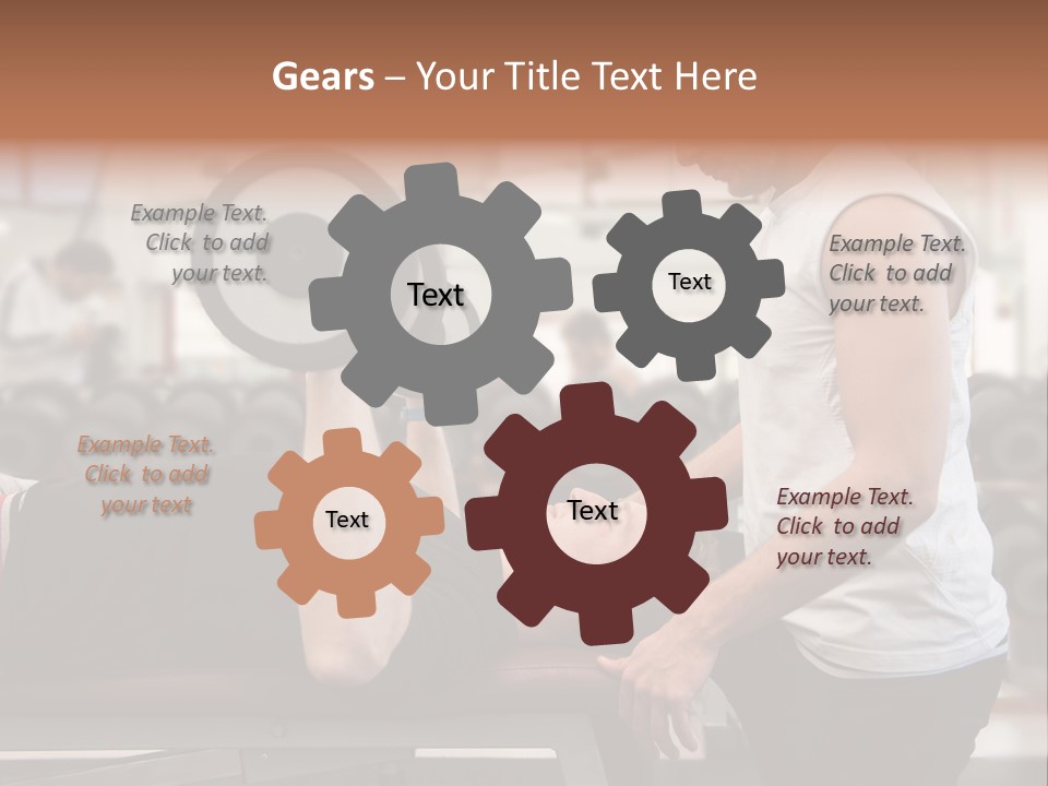 Biceps Working Powerful PowerPoint Template