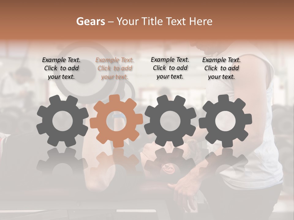 Biceps Working Powerful PowerPoint Template