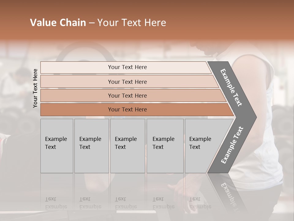 Biceps Working Powerful PowerPoint Template