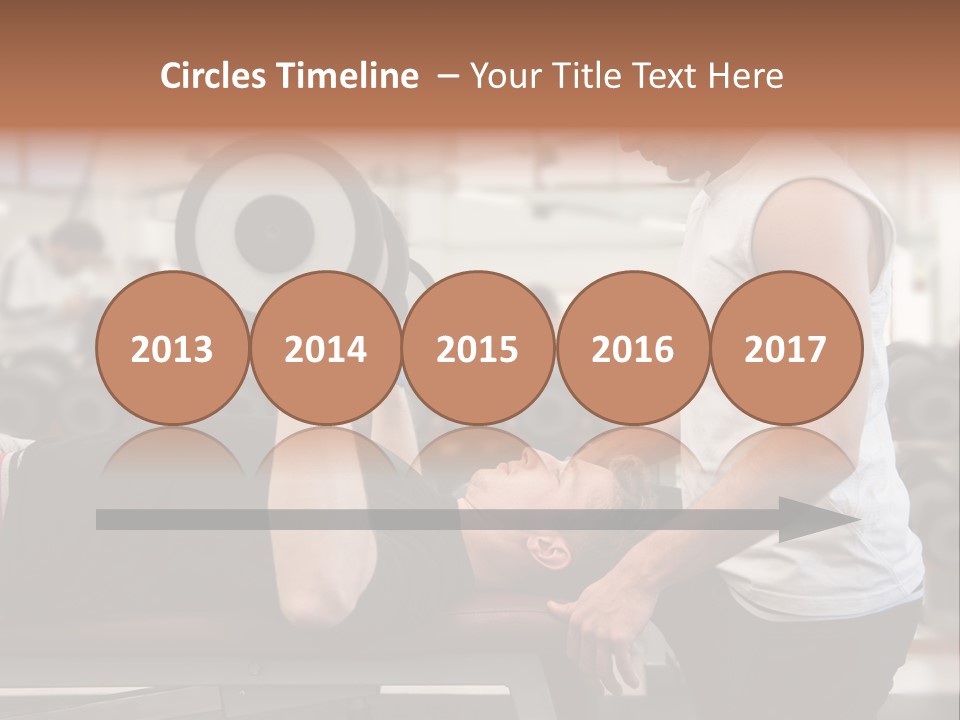 Biceps Working Powerful PowerPoint Template