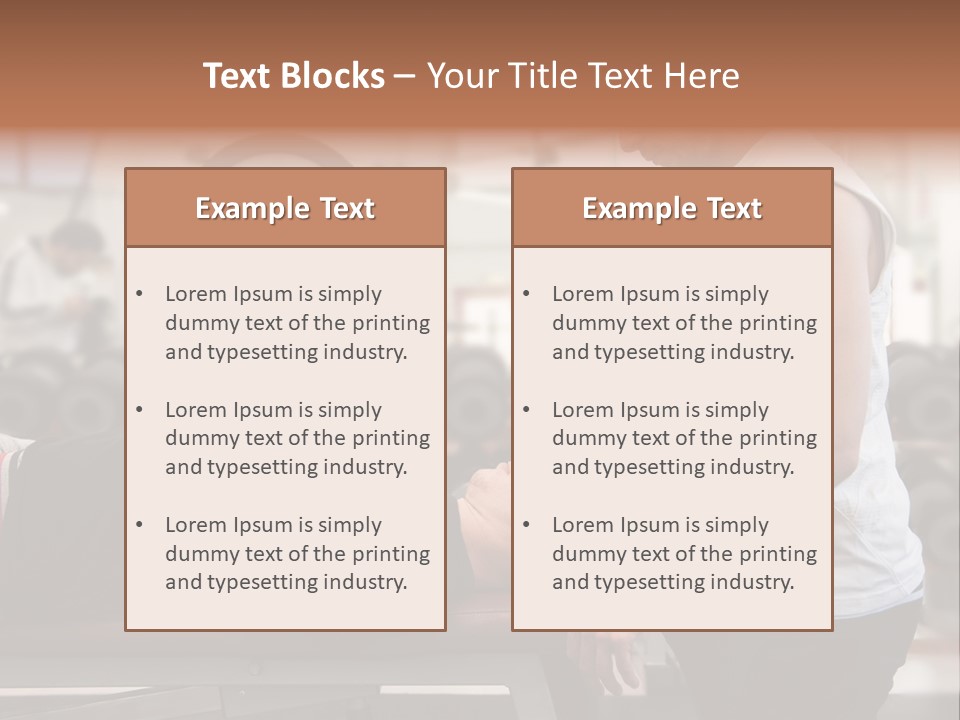Biceps Working Powerful PowerPoint Template