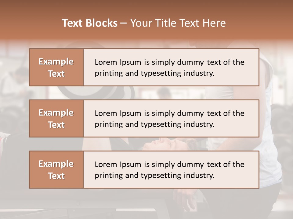 Biceps Working Powerful PowerPoint Template