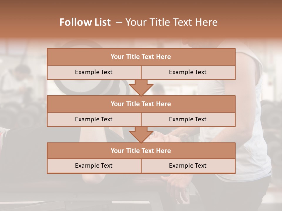 Biceps Working Powerful PowerPoint Template