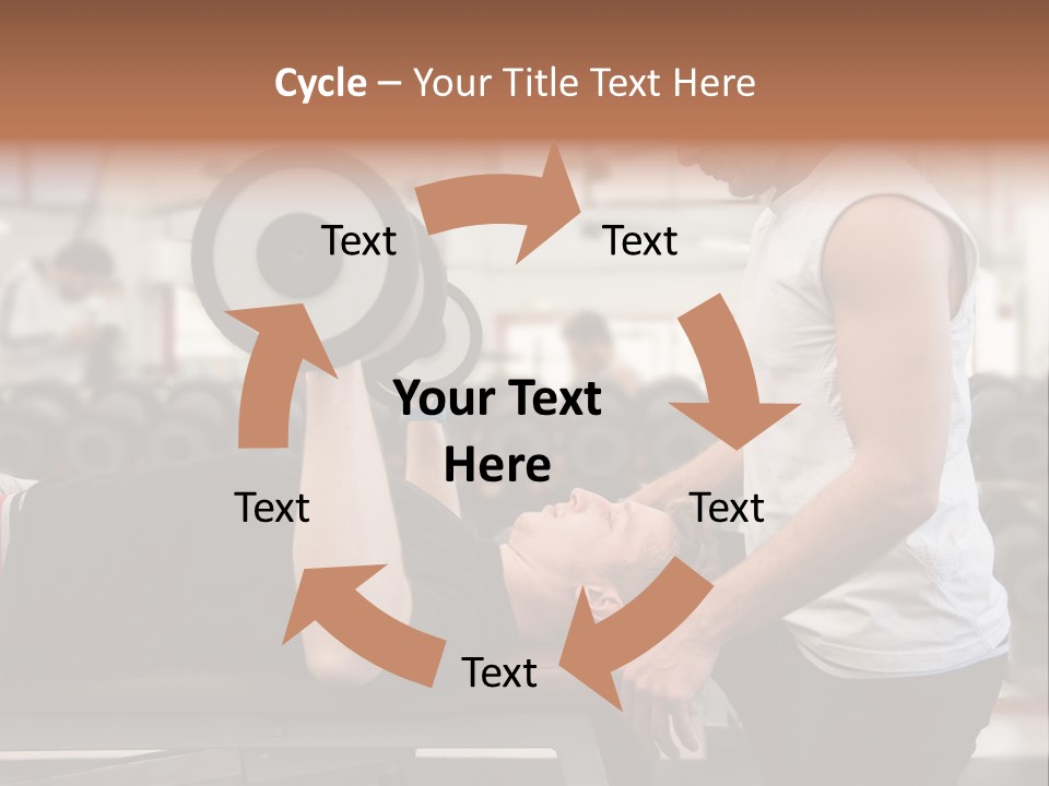 Biceps Working Powerful PowerPoint Template