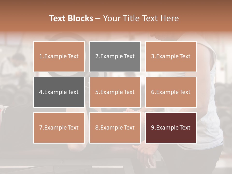 Biceps Working Powerful PowerPoint Template