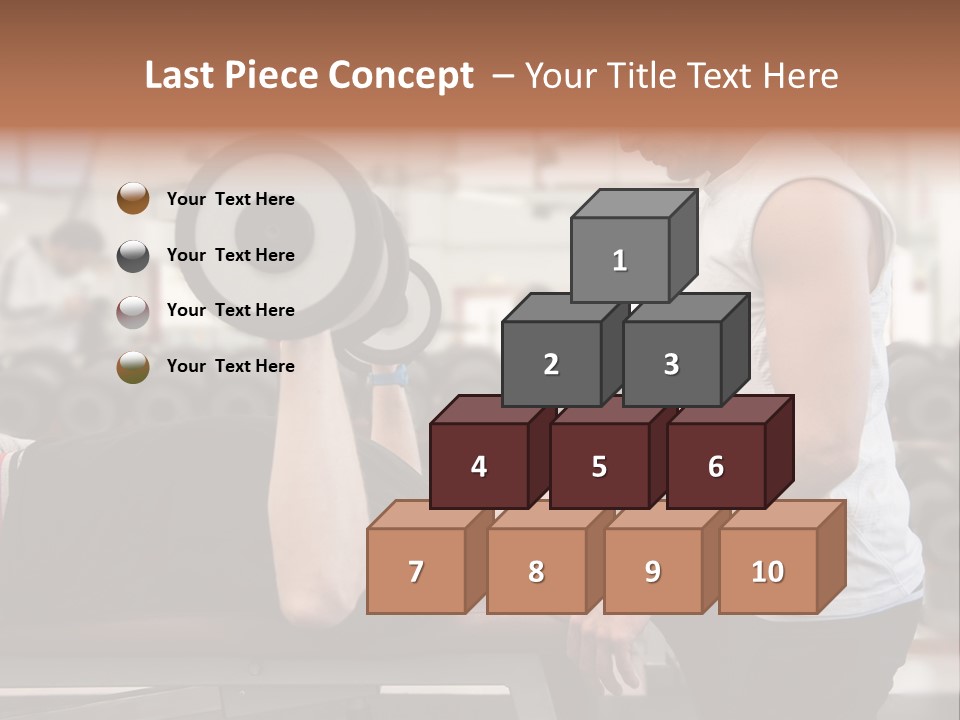 Biceps Working Powerful PowerPoint Template