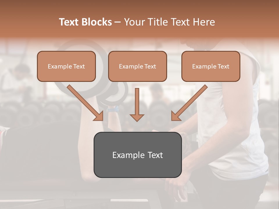 Biceps Working Powerful PowerPoint Template