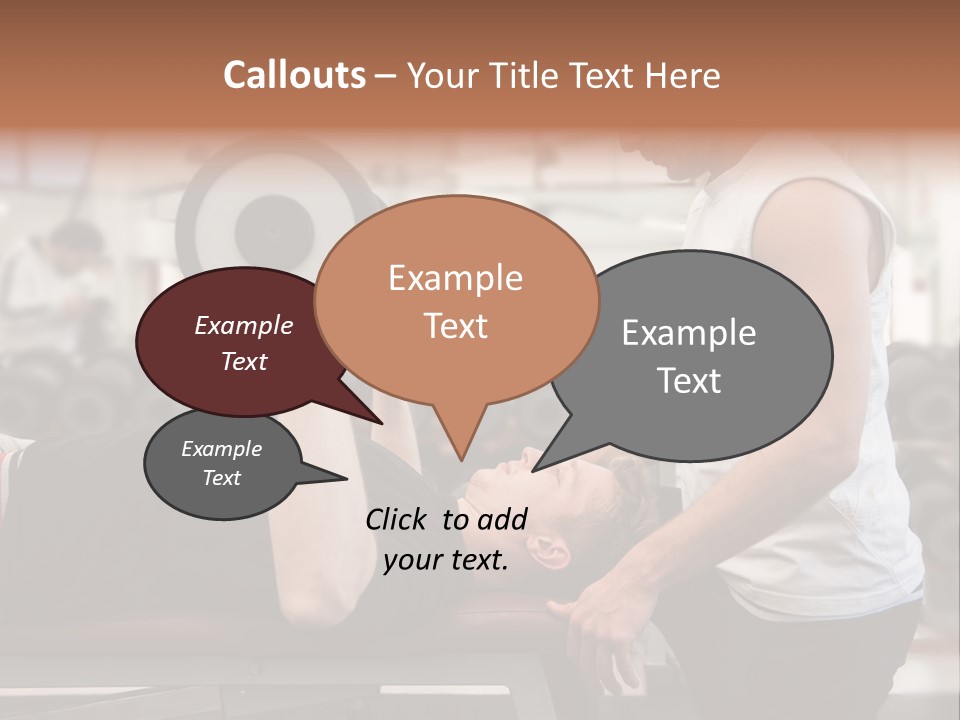 Biceps Working Powerful PowerPoint Template