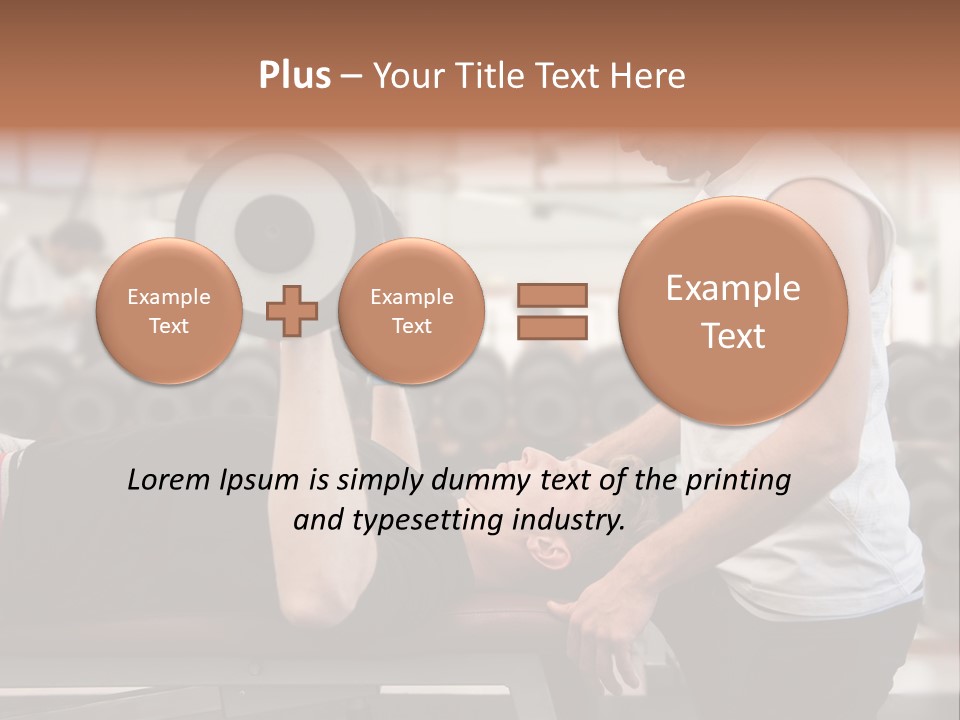 Biceps Working Powerful PowerPoint Template