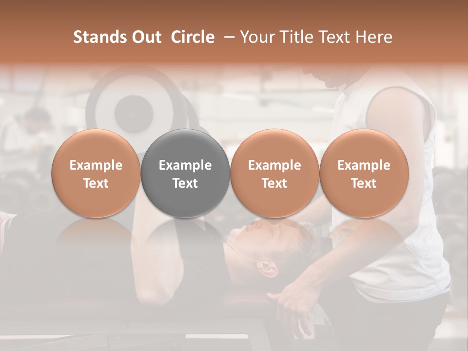 Biceps Working Powerful PowerPoint Template