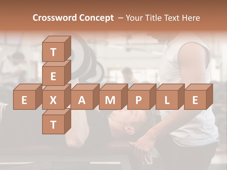 Biceps Working Powerful PowerPoint Template