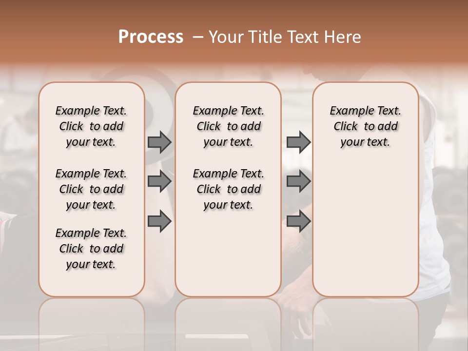 Biceps Working Powerful PowerPoint Template