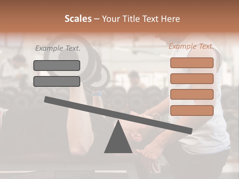 Biceps Working Powerful PowerPoint Template