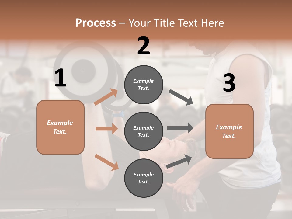 Biceps Working Powerful PowerPoint Template
