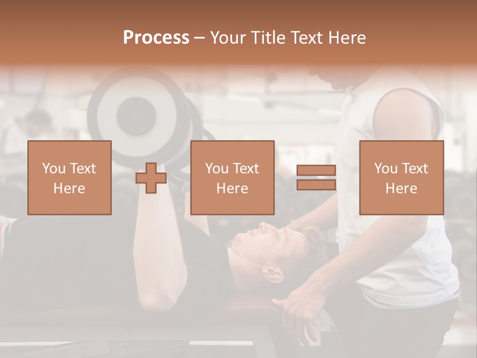 Biceps Working Powerful PowerPoint Template