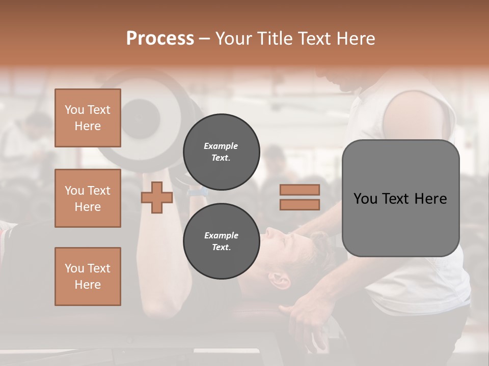 Biceps Working Powerful PowerPoint Template