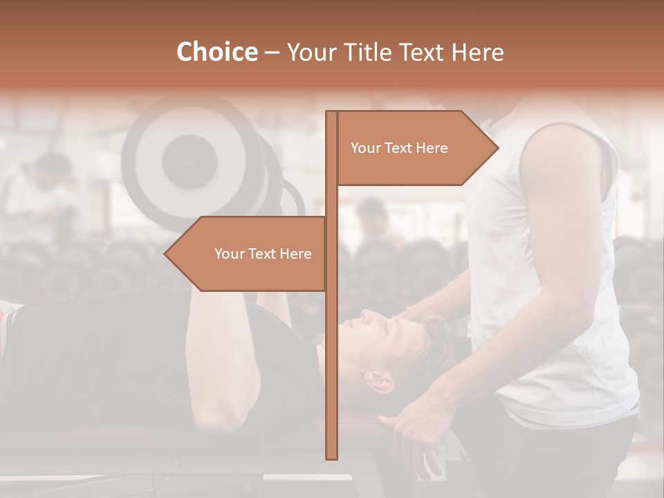 Biceps Working Powerful PowerPoint Template