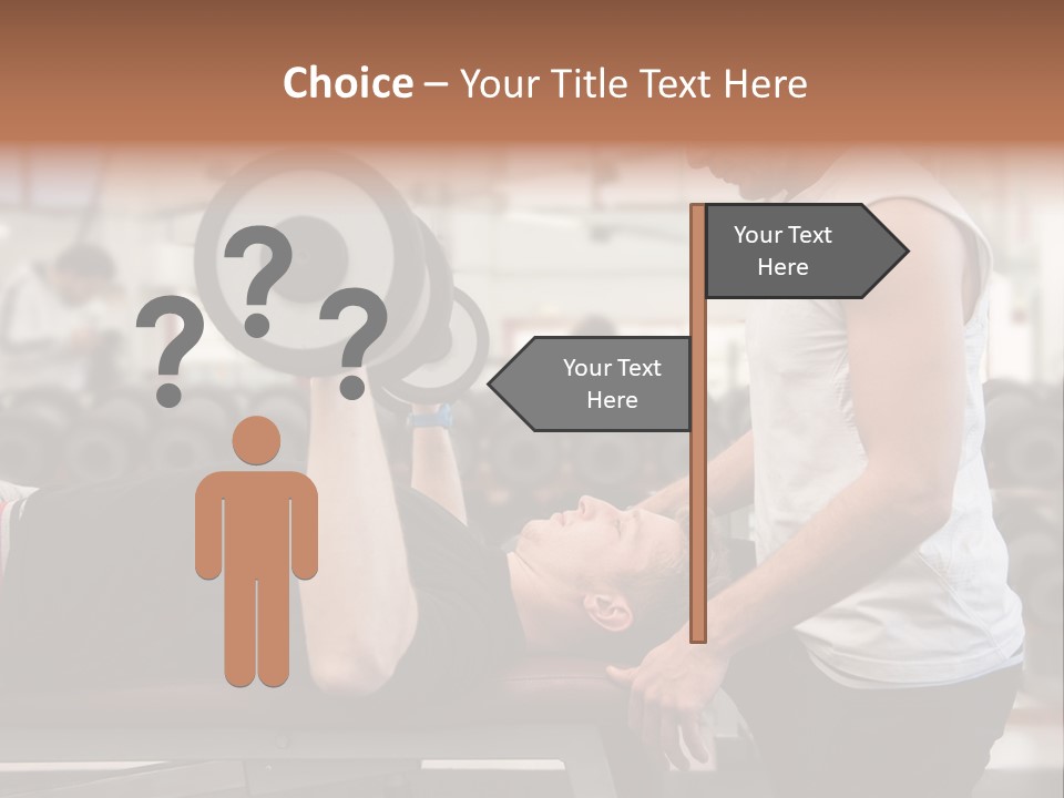 Biceps Working Powerful PowerPoint Template