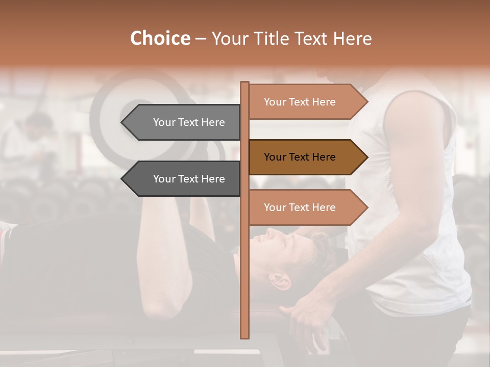 Biceps Working Powerful PowerPoint Template