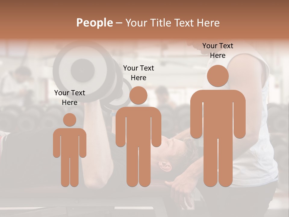 Biceps Working Powerful PowerPoint Template