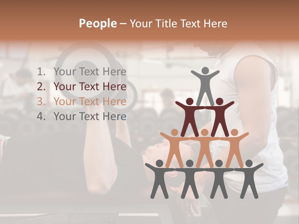 Biceps Working Powerful PowerPoint Template
