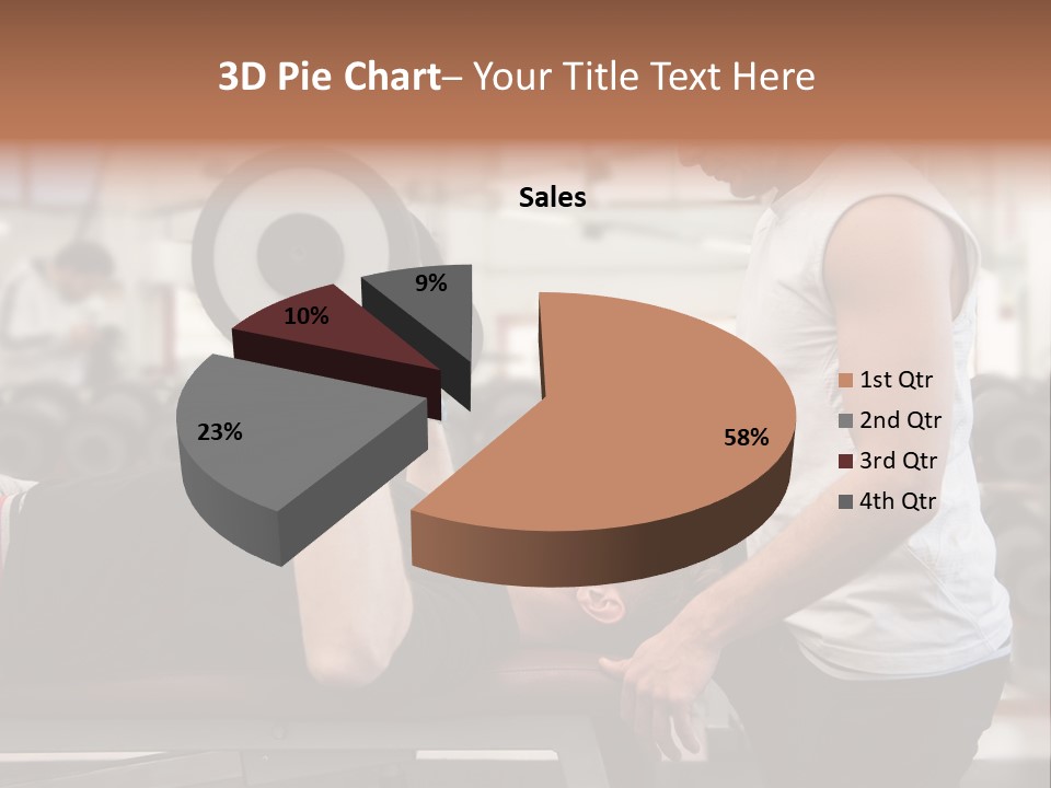 Biceps Working Powerful PowerPoint Template