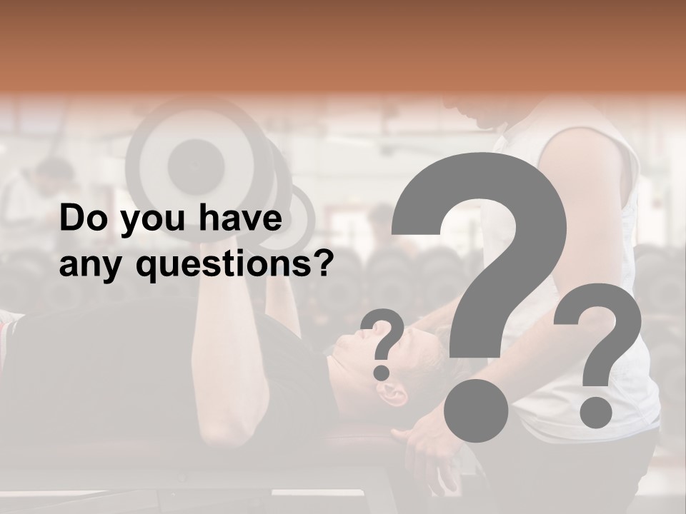 Biceps Working Powerful PowerPoint Template