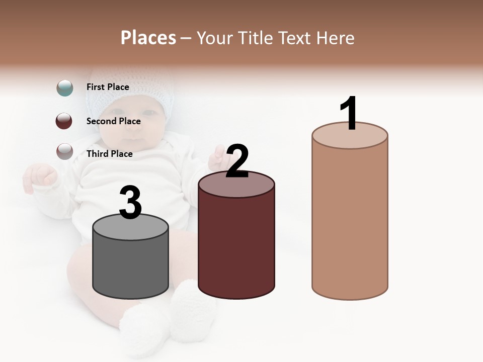 Adorable Warm Baby Cap PowerPoint Template