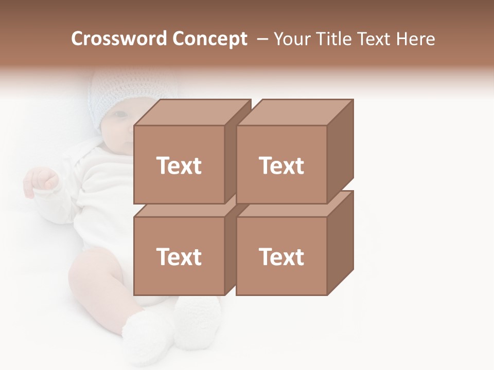 Adorable Warm Baby Cap PowerPoint Template