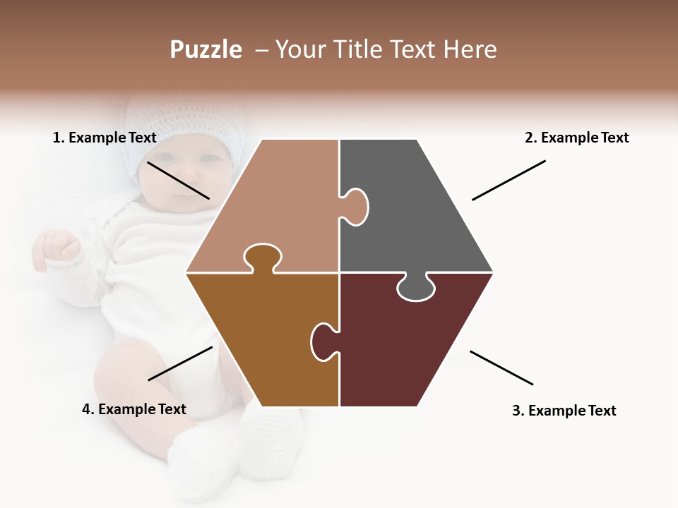 Adorable Warm Baby Cap PowerPoint Template