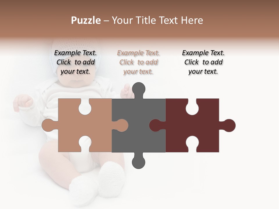 Adorable Warm Baby Cap PowerPoint Template