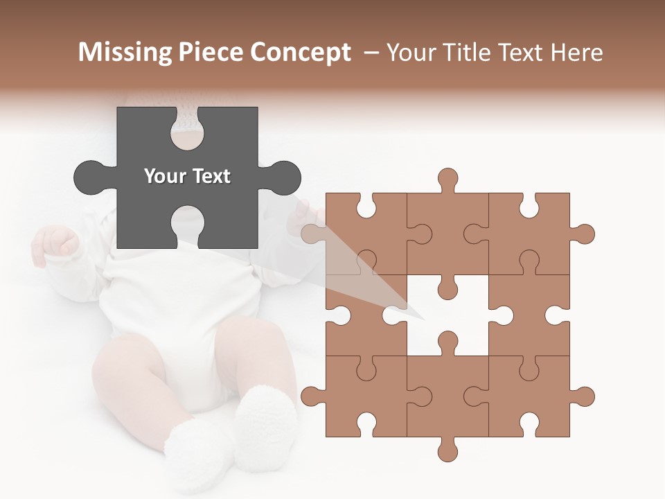 Adorable Warm Baby Cap PowerPoint Template