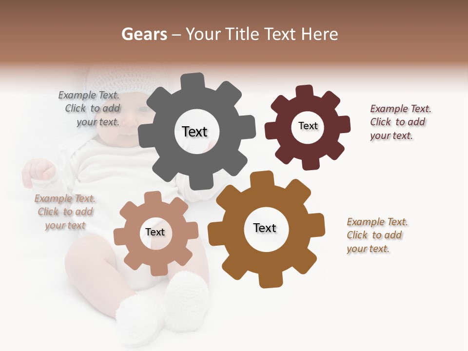 Adorable Warm Baby Cap PowerPoint Template