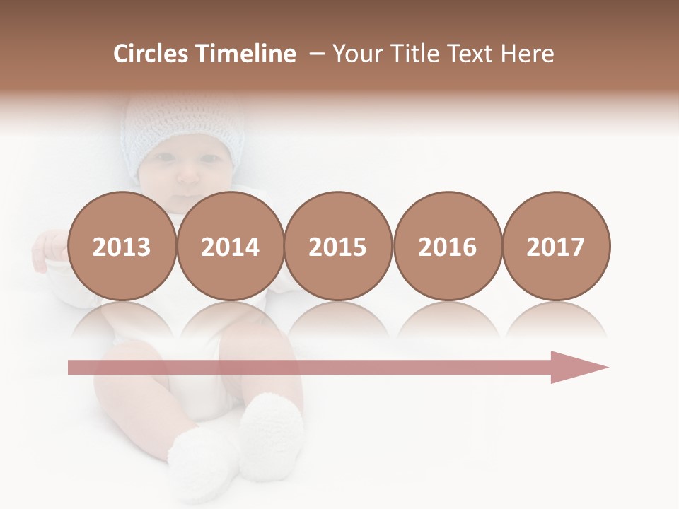 Adorable Warm Baby Cap PowerPoint Template