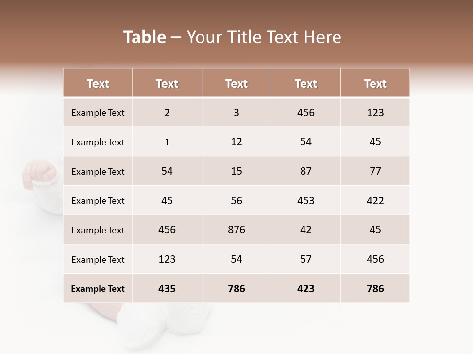 Adorable Warm Baby Cap PowerPoint Template