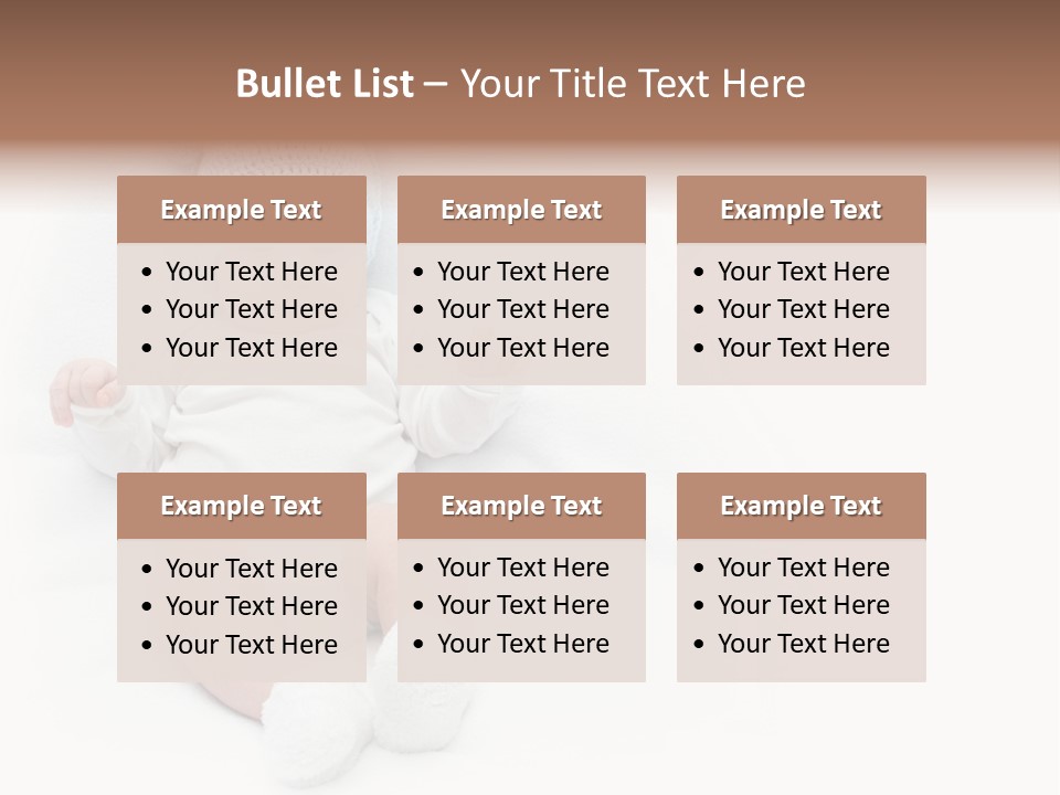 Adorable Warm Baby Cap PowerPoint Template