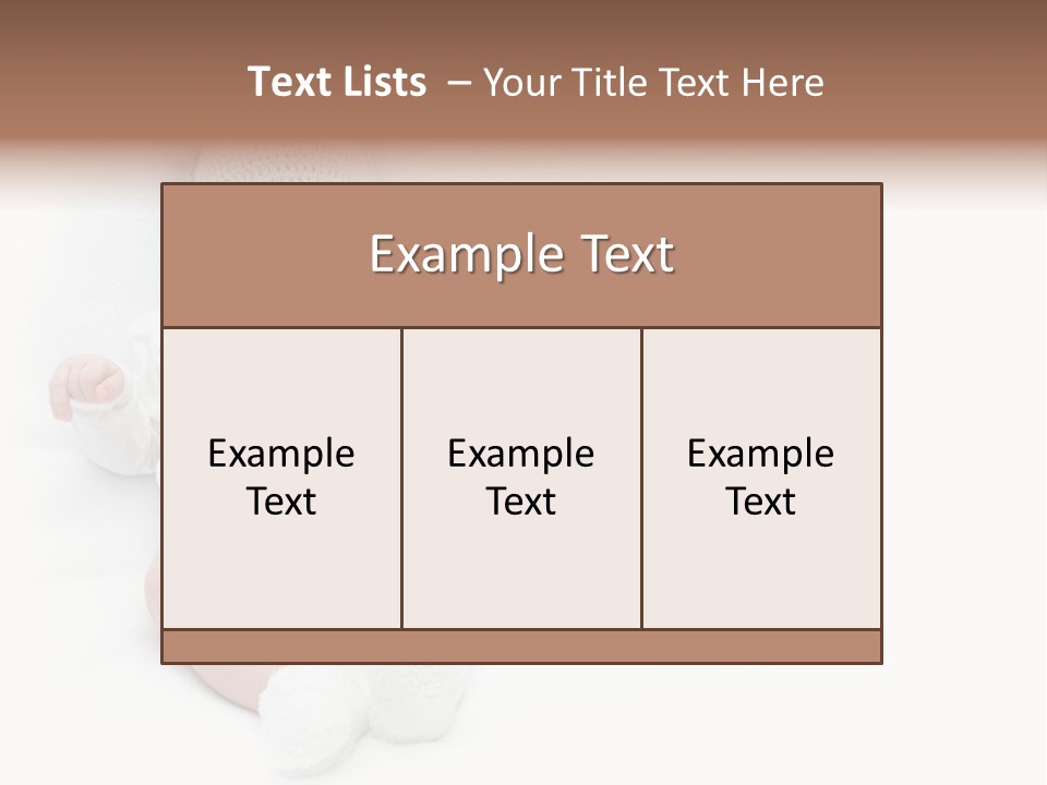Adorable Warm Baby Cap PowerPoint Template