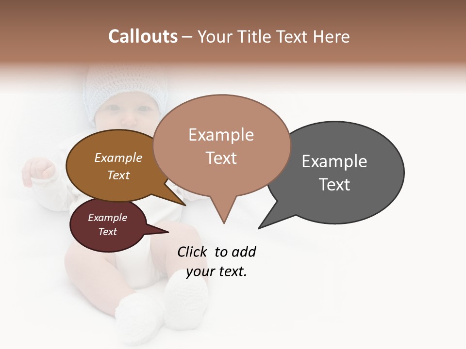 Adorable Warm Baby Cap PowerPoint Template
