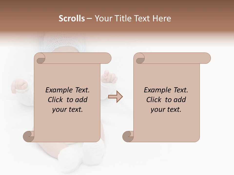Adorable Warm Baby Cap PowerPoint Template