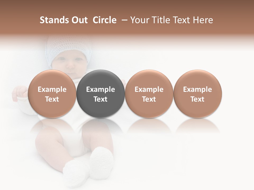 Adorable Warm Baby Cap PowerPoint Template