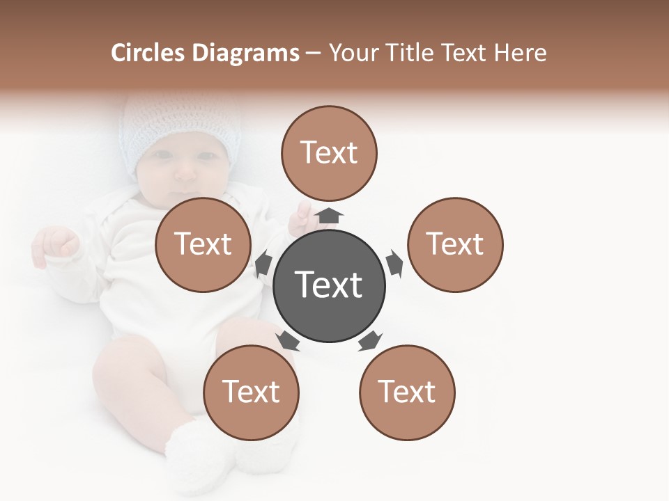 Adorable Warm Baby Cap PowerPoint Template