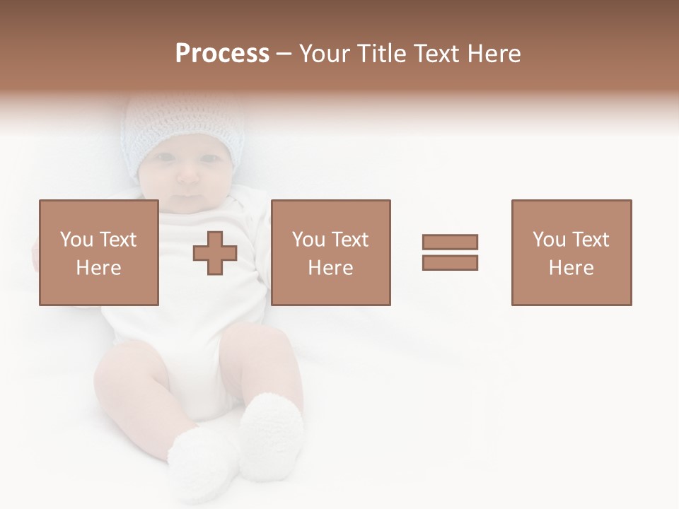 Adorable Warm Baby Cap PowerPoint Template