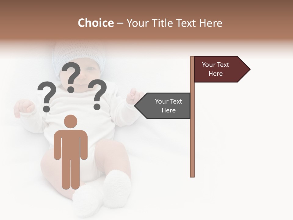 Adorable Warm Baby Cap PowerPoint Template