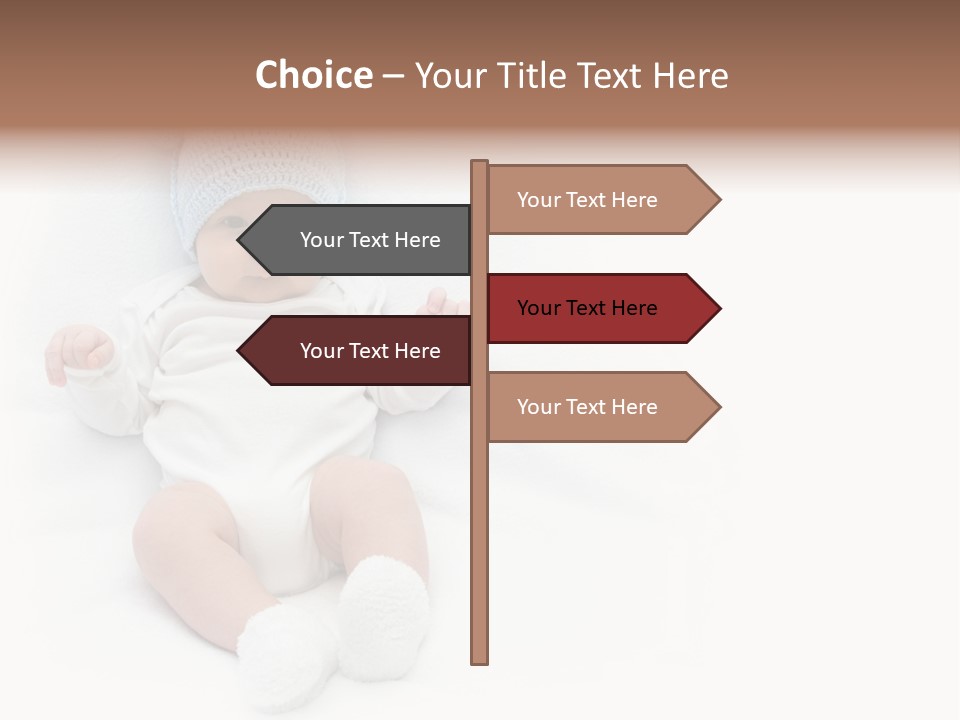 Adorable Warm Baby Cap PowerPoint Template