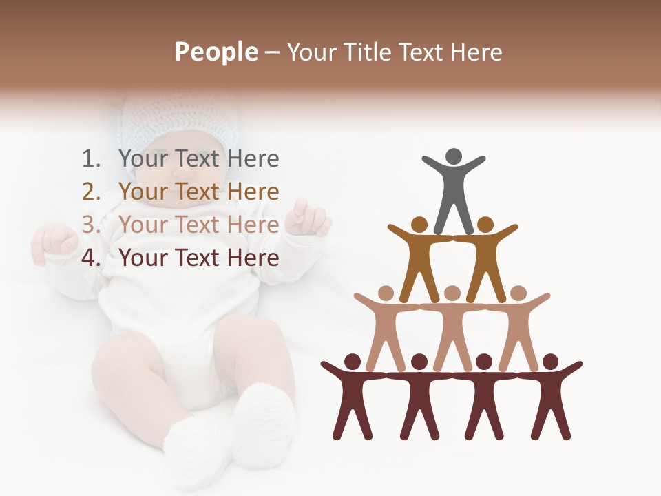 Adorable Warm Baby Cap PowerPoint Template