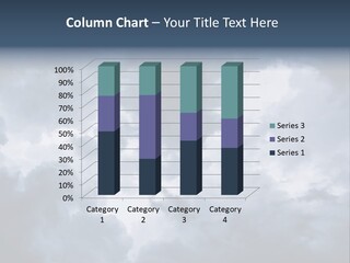 Gray Cloud Overcast PowerPoint Template